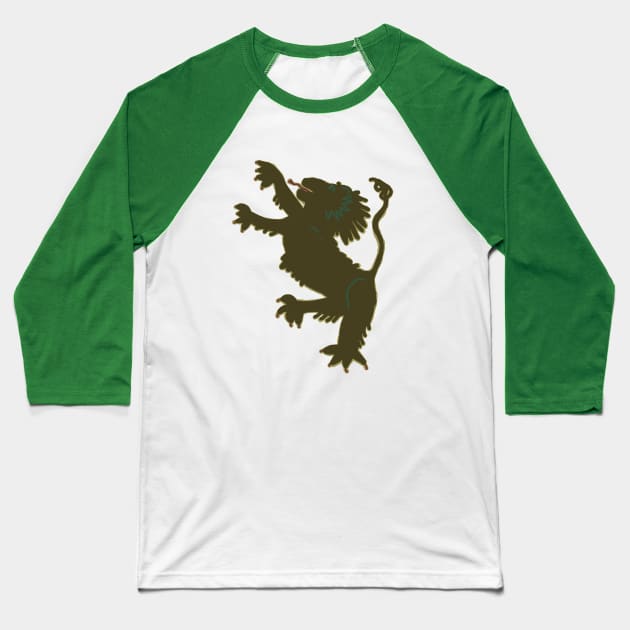Sir Tristan | Arthurian Heraldry Baseball T-Shirt by LochNestFarm